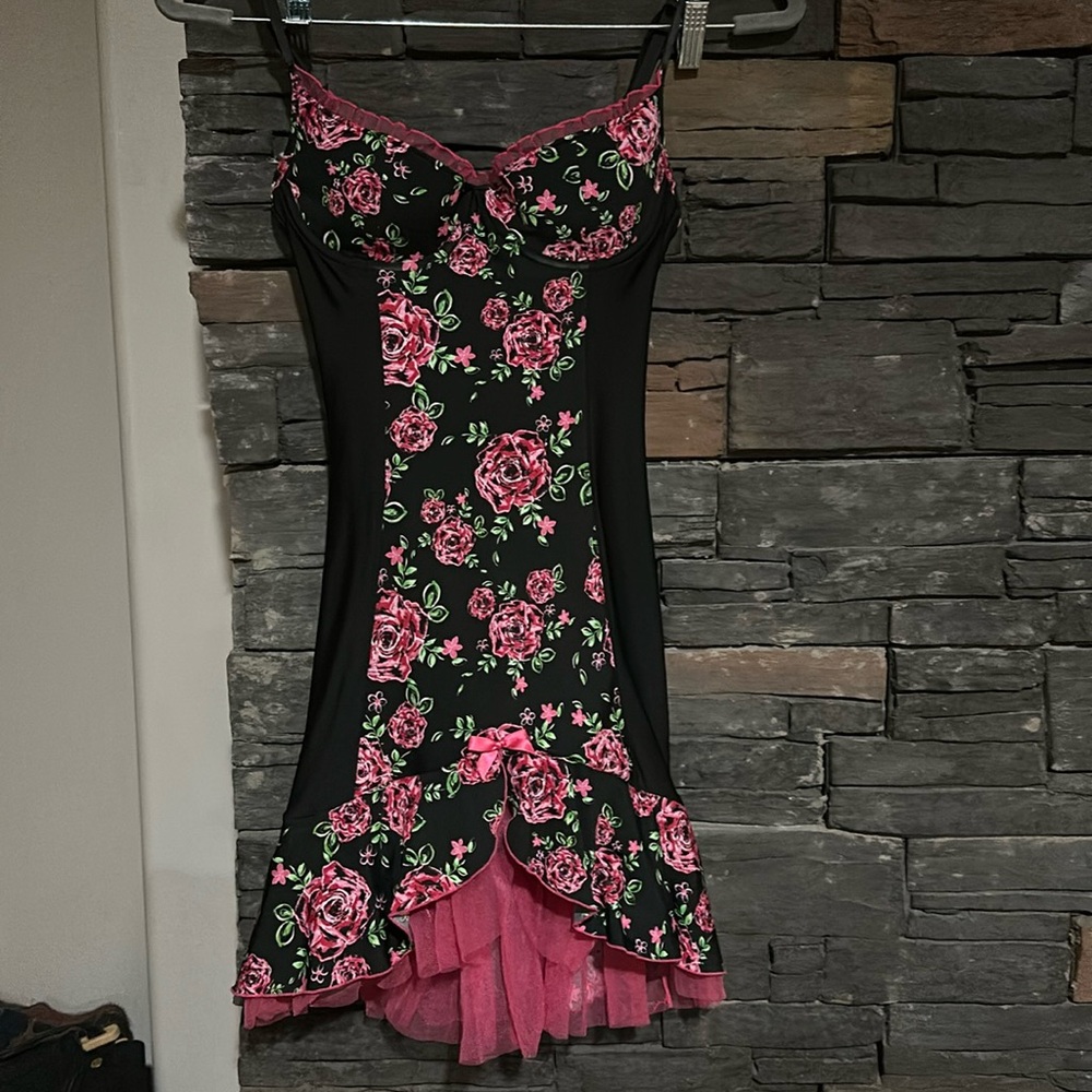 Victoria’s Secret tulle layered can can bustier slip dress 34B